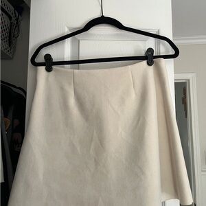 Zara Cream Mini Skirt